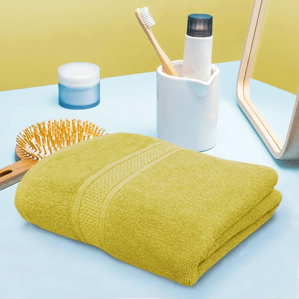 Luxe Home Cotton Bath Towel 450 GSM Quick Dry Large Size Bathroom Towels for Men & Women, Home, Kitchen, Gym, Spa